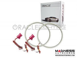 Jeep Wrangler JK Surface Mount Headlight Halo Kit - White LED